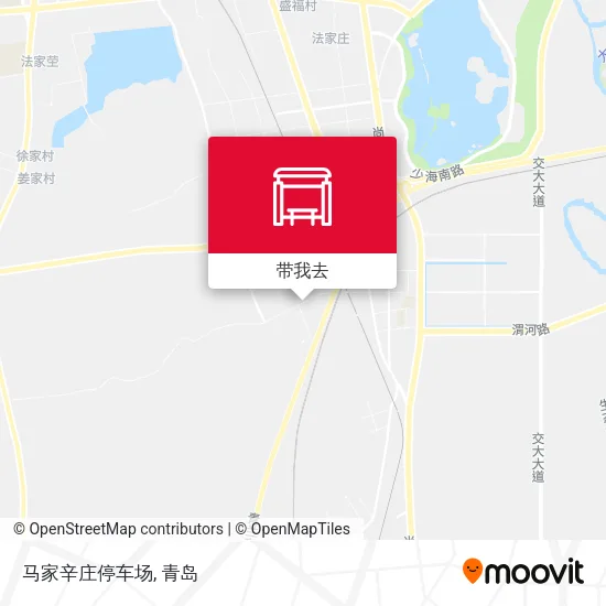 马家辛庄停车场地图