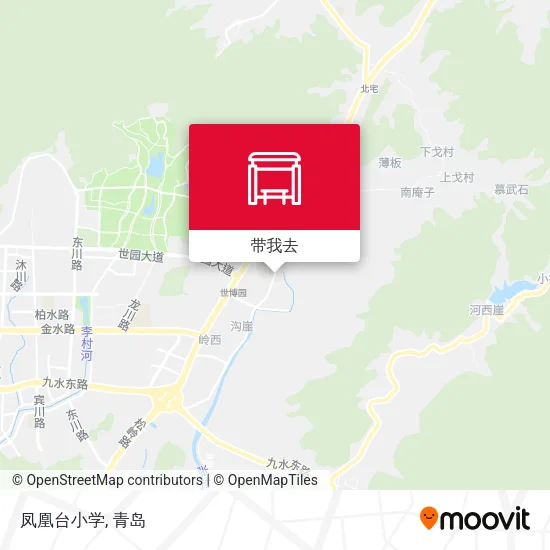 凤凰台小学地图