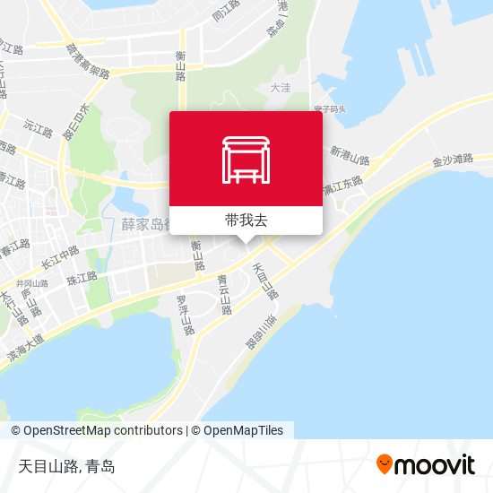天目山路地图