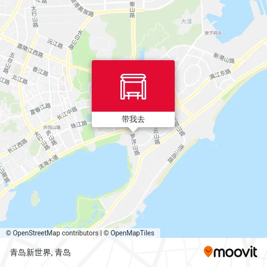 青岛新世界地图