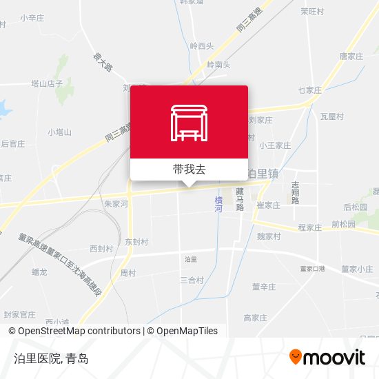 泊里医院地图