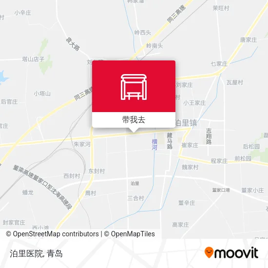 泊里医院地图