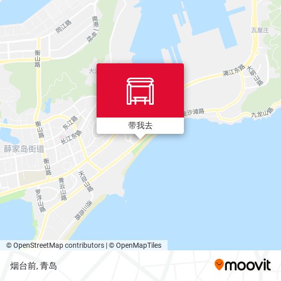 烟台前地图