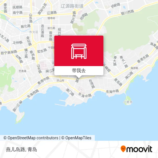 燕儿岛路地图