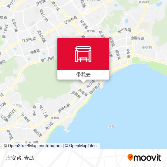 海安路地图