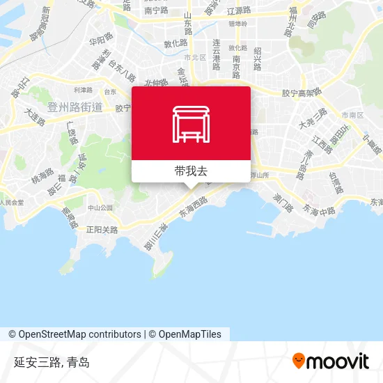 延安三路地图