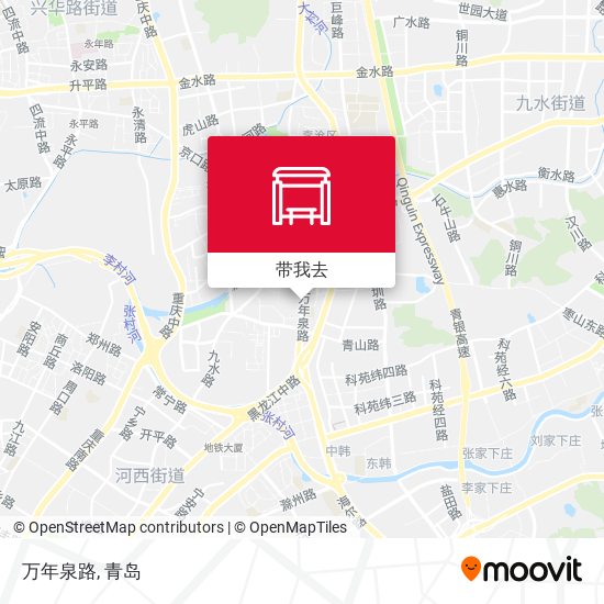 万年泉路地图