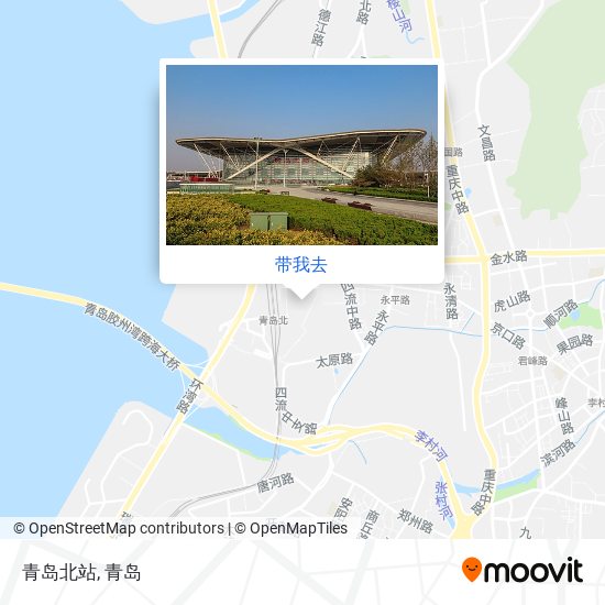 青岛北站地图