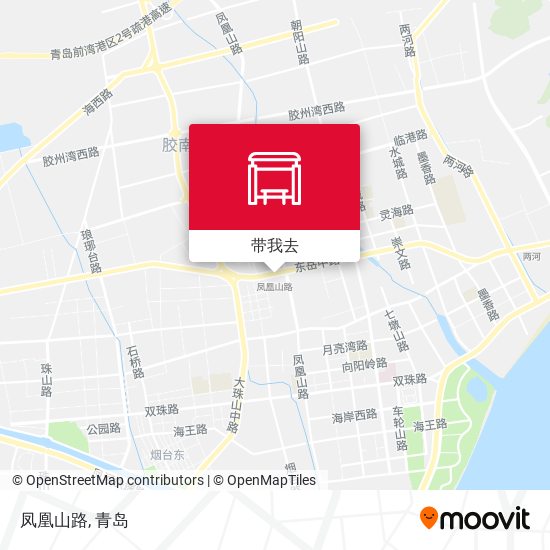 凤凰山路地图