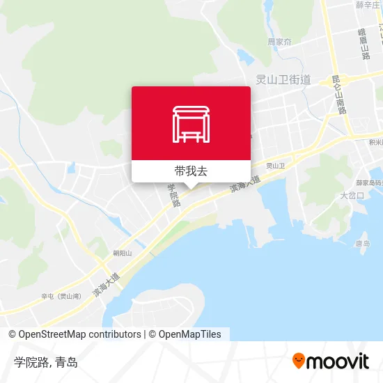 学院路地图