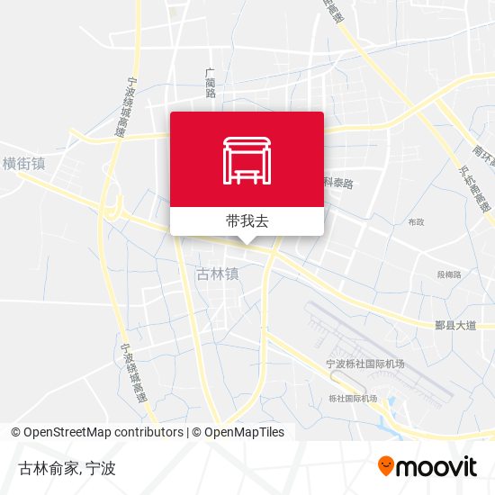 古林俞家地图