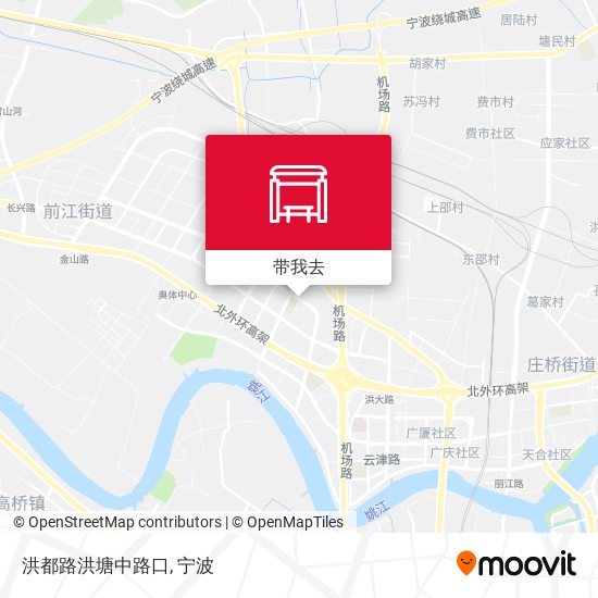 洪都路洪塘中路口地图