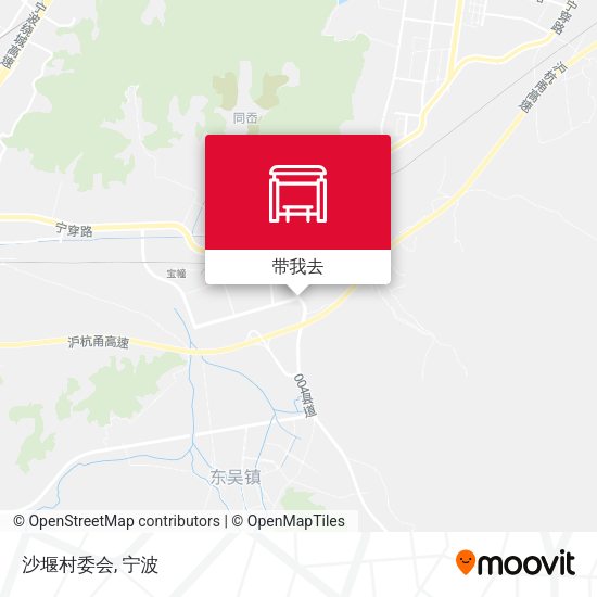 沙堰村委会地图