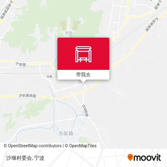 沙堰村委会地图