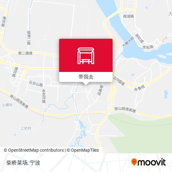 柴桥菜场地图