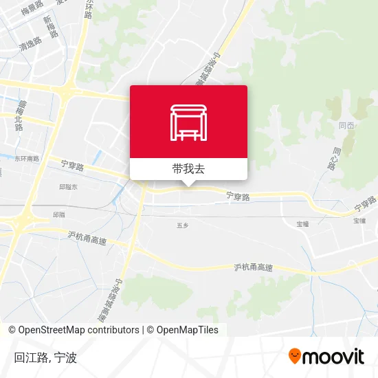 回江路地图