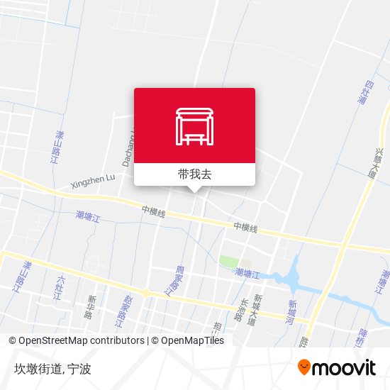 坎墩街道地图