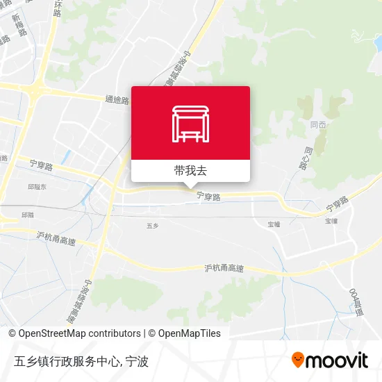 五乡镇行政服务中心地图