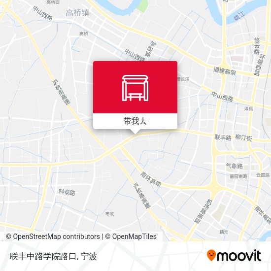 联丰中路学院路口地图