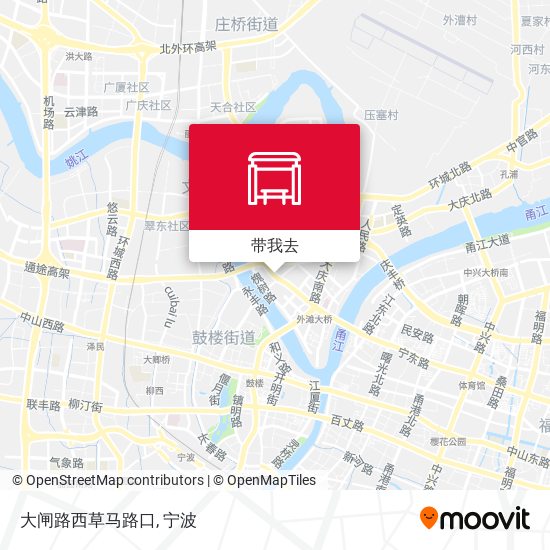 大闸路西草马路口地图