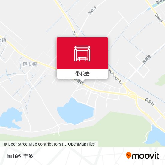 施山路地图