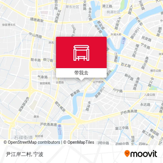 尹江岸二村地图