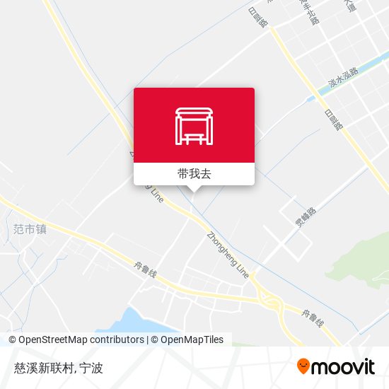 慈溪新联村地图