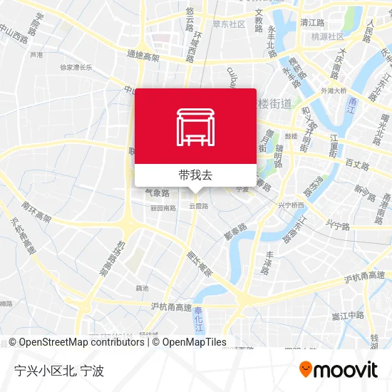 宁兴小区北地图