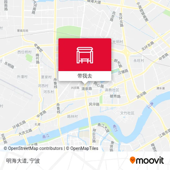 明海大道地图