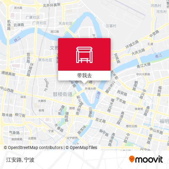 江安路地图