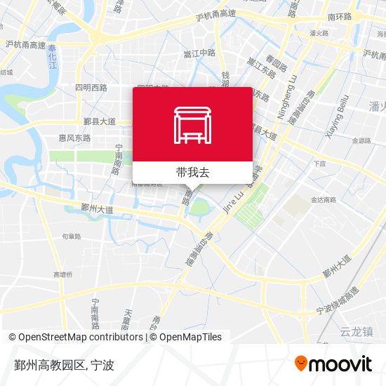 鄞州高教园区地图