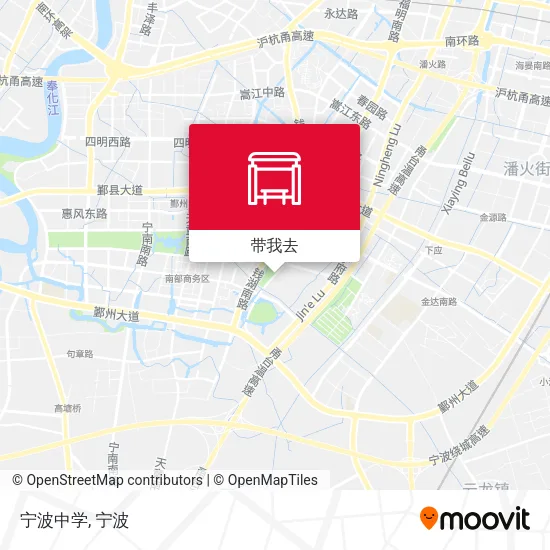 宁波中学地图