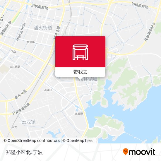 郑隘小区北地图
