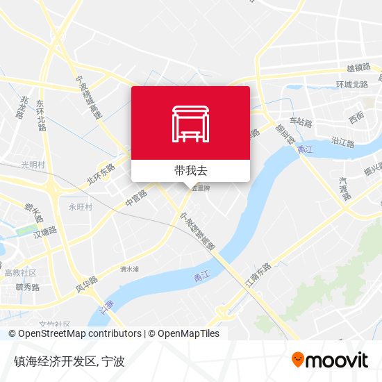 镇海经济开发区地图