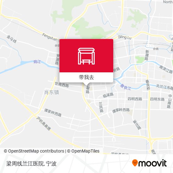 梁周线兰江医院地图
