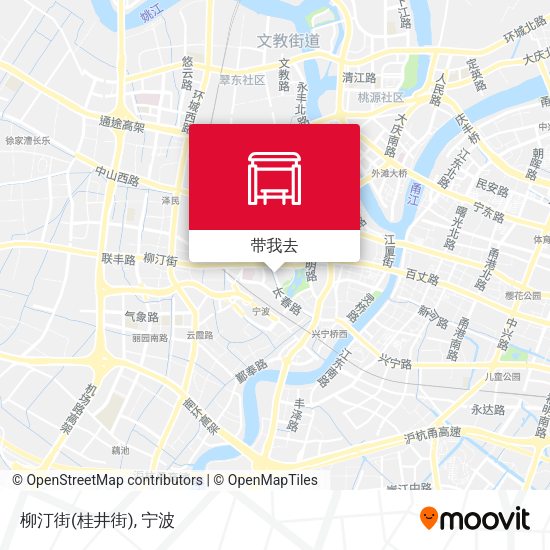 柳汀街(桂井街)地图