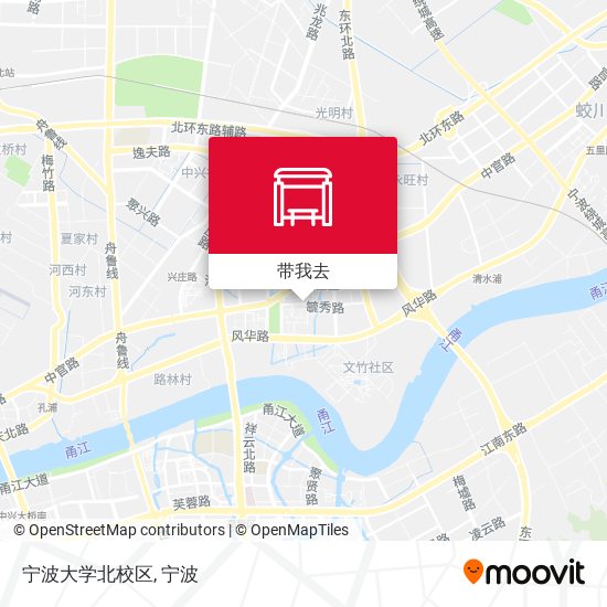 宁波大学北校区地图