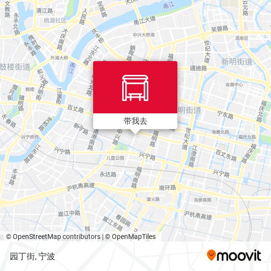 园丁街地图