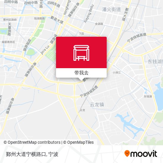 鄞州大道宁横路口地图