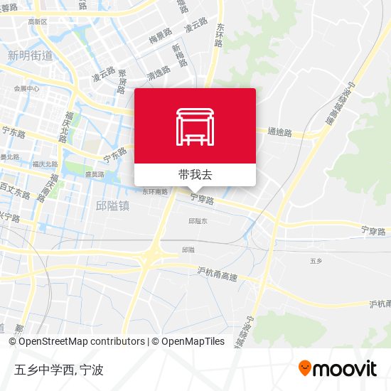 五乡中学西地图