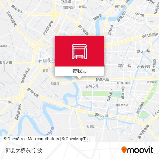 鄞县大桥东地图