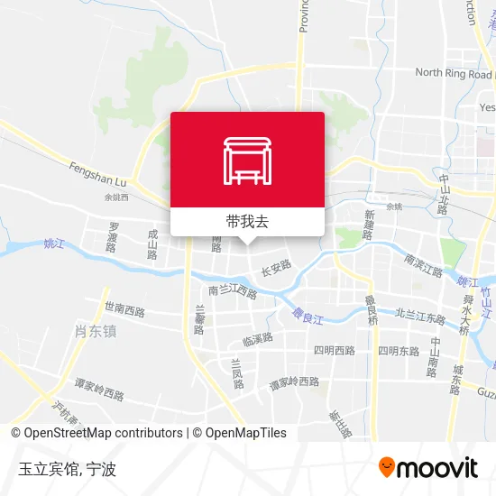 玉立宾馆地图