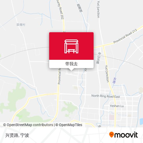 兴贤路地图