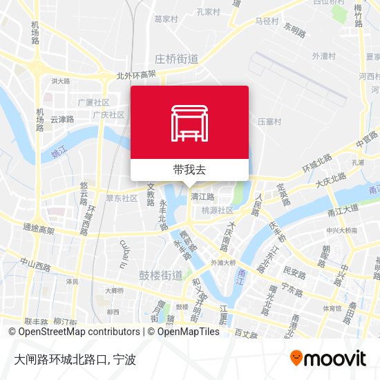 大闸路环城北路口地图
