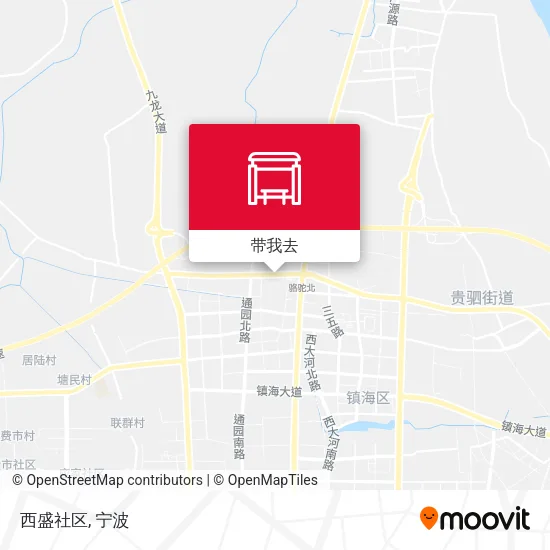 西盛社区地图