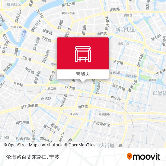 沧海路百丈东路口地图