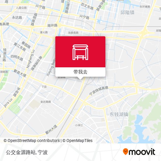 公交金源路站地图