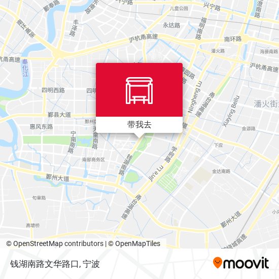 钱湖南路文华路口地图