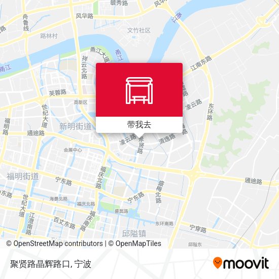 聚贤路晶辉路口地图