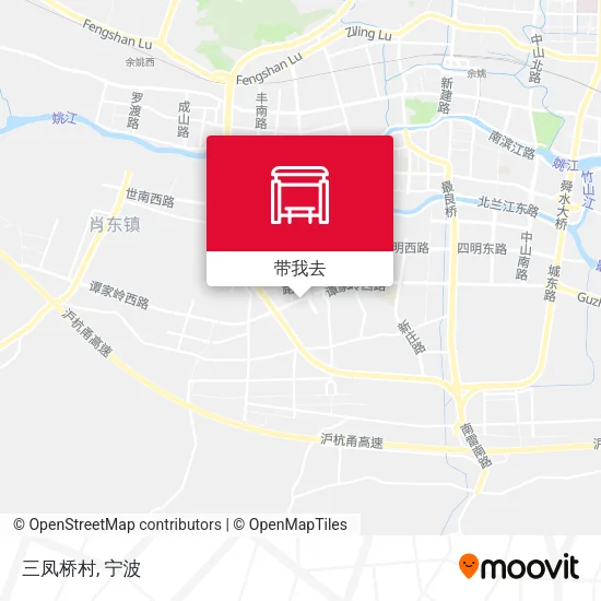 三凤桥村地图